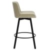 FERN-26'' COUNTER STOOL PU-IVORY