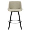 FERN-26'' COUNTER STOOL PU-IVORY