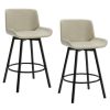 FERN-26'' COUNTER STOOL PU-IVORY