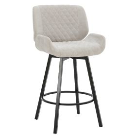 FRASER-26'' COUNTER STOOL FABRIC-GREY