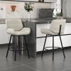 FRASER-26'' COUNTER STOOL FABRIC-GREY