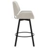 FRASER-26'' COUNTER STOOL FABRIC-GREY