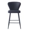 CLOVER-26'' COUNTER STOOL-BLACK