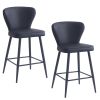 CLOVER-26'' COUNTER STOOL-BLACK