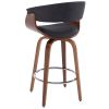 HOLT-26" COUNTER STOOL-FABRIC CHARCOAL