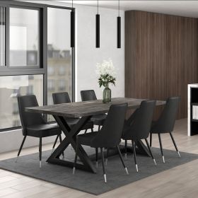 ZAX DG_SILVANO GY-7PC DINING SET