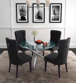 SOLARA II_RIZZO BK-5PC DINING SET