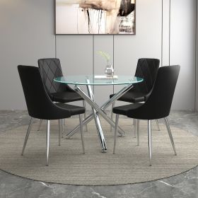 SOLARA II_DEVO BK-5PC DINING SET