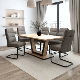 FORNA NAT_BRODI CH-7PC DINING SET