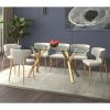 STARK GL_AKIRA GRY-7PC DINING SET