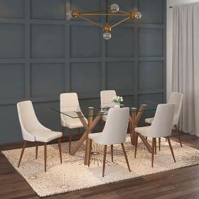 STARK WAL_CORA BG-7PC DINING SET