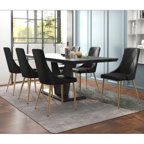 ECLIPSE BLK_ANTOINE BK-7PC DINING SET