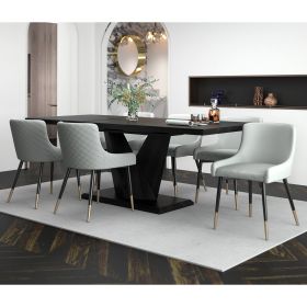 ECLIPSE BLK_XANDER LG-7PC DINING SET