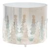 Noel Collection Large Christmas Tree Crackled Candle Holder