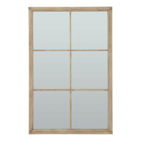 Washed Wood XL Window Mirror