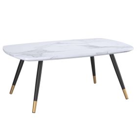 EMERY-RECT. COFFEE TABLE-WHITE