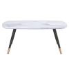 EMERY-RECT. COFFEE TABLE-WHITE