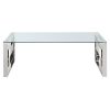 EROS-COFFEE TABLE-SILVER