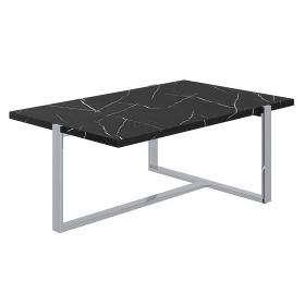 VENO-COFFEE TABLE-BLACK/SILVER