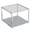 CASINI-COFFEE TABLE SMALL-SILVER