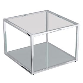 CASINI-COFFEE TABLE SMALL-SILVER