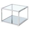 CASINI-COFFEE TABLE SMALL-SILVER