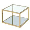 CASINI-COFFEE TABLE SMALL-GOLD