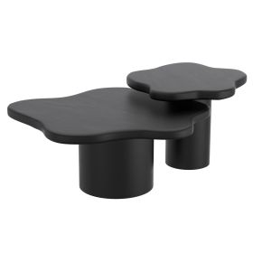 MAYAL-2PC COFFEE TABLE SET-BLACK