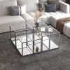 CASINI-4PC MULTI TIER TABLE-SILVER