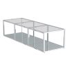 CASINI-3PC COFFEE TABLE SMALL-SILVER