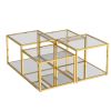 CASINI-4PC MULTI TIER TABLE-GOLD