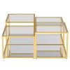 CASINI-4PC MULTI TIER TABLE-GOLD