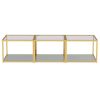 CASINI-3PC COFFEE TABLE SMALL-GOLD