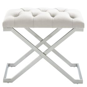 ALDO-SINGLE BENCH-IVORY/SILVER