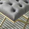 RADA-SINGLE BENCH-GREY/GOLD