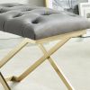 RADA-SINGLE BENCH-GREY/GOLD