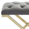 RADA-SINGLE BENCH-GREY/GOLD