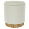 ALYA-STORAGE OTTOMAN-WHITE