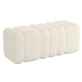 RIGEL-LARGE OTTOMAN-IVORY