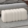 RIGEL-LARGE OTTOMAN-IVORY