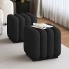 RIGEL-SMALL OTTOMAN-BLACK