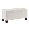 WINSTON-STORAGE OTTOMAN-WHITE