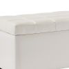 WINSTON-STORAGE OTTOMAN-WHITE