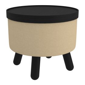 BETSY-STORAGE OTTOMAN-BEIGE_BLACK