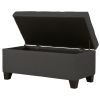 HARPER-STORAGE OTTOMAN-CHARCOAL