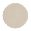 NOVAR-ROUND OTTOMAN-CREAM