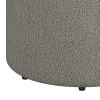 NOVAR-ROUND OTTOMAN-WARM GREY