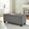 LILA-STORAGE OTTOMAN-GREY