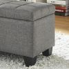 LILA-STORAGE OTTOMAN-GREY