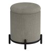 CASTOR-STORAGE OTTOMAN-WARM GREY